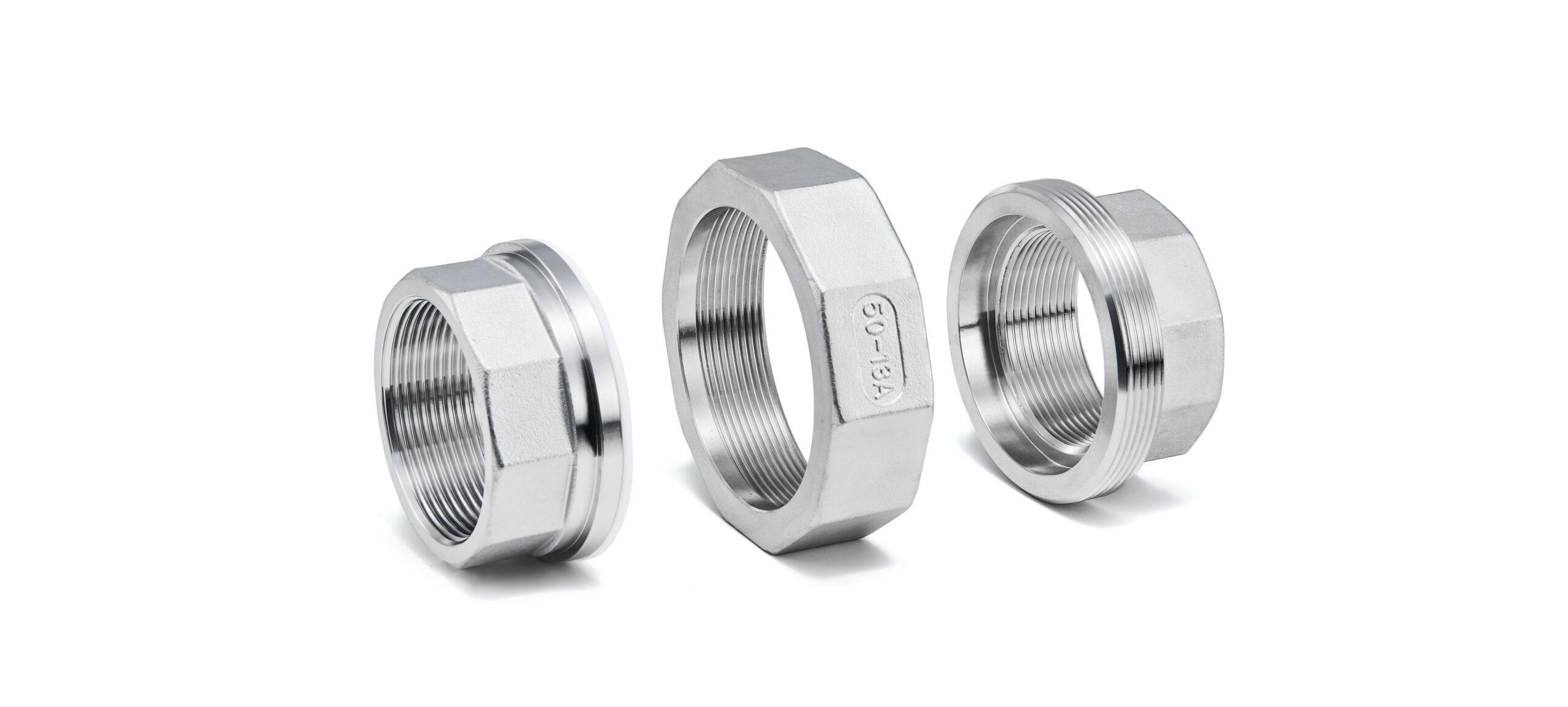 Disassembled Threaded Union DN50